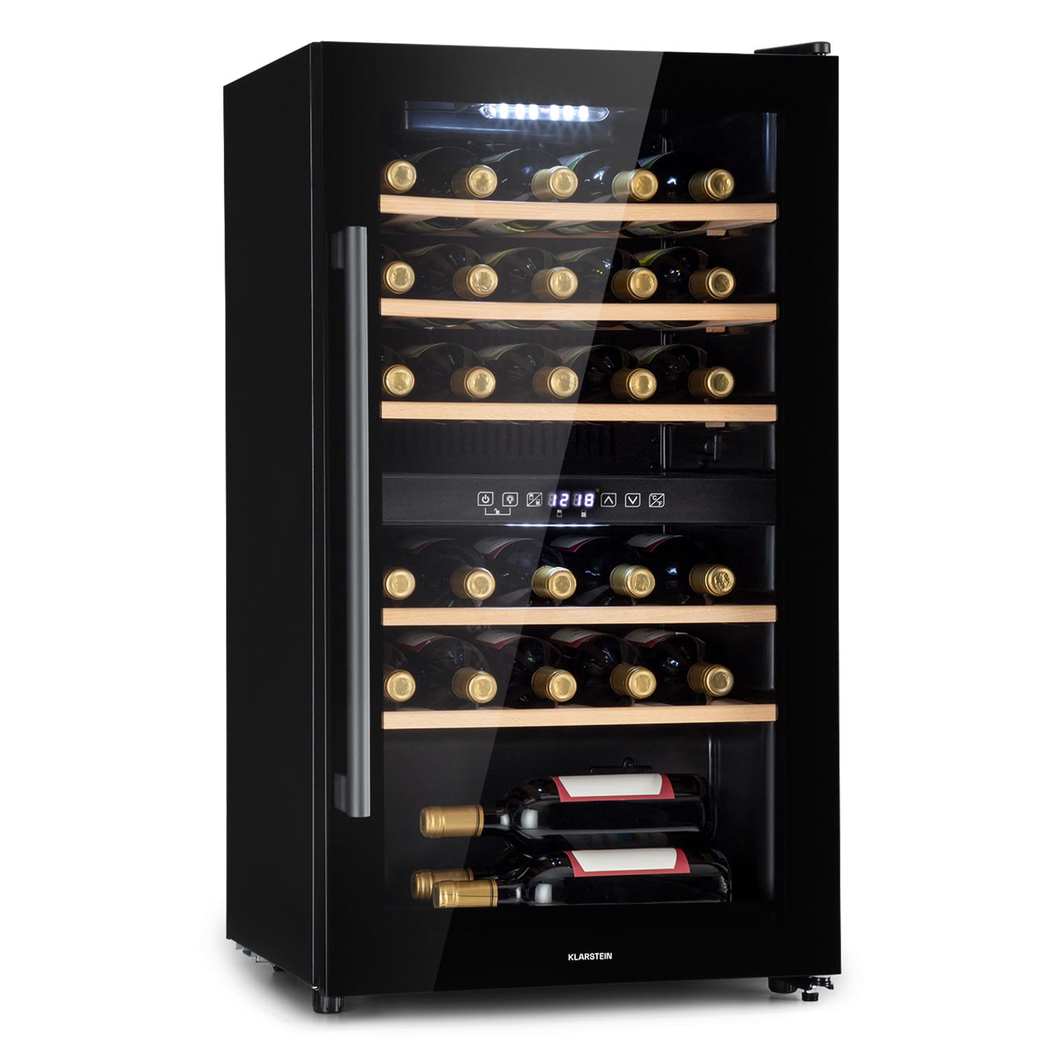 10041124_yy_0001_titel___ Klarstein Barossa 29 Duo, vinotéka, 80 l, 29 fliaš, 2 zóny, ovládanie tlačidlom