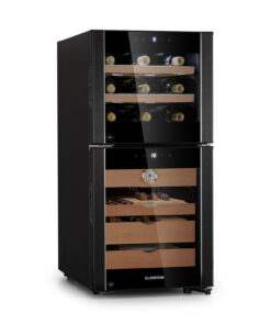 Klarstein El Dorado 89, humidor a chladnička na víno, 89 l, dotykové ovládanie, LED