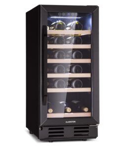 Klarstein Vinovilla 29 Built-In, vstavaná vinotéka, 81 l, 29 fliaš, 1 zóna, sklenené dvierka, nehrdzavejúca oceľ