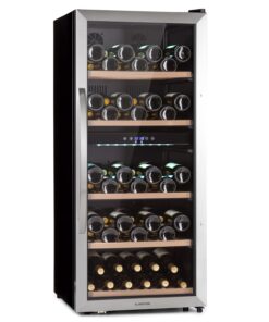 Klarstein Vinamour 66 Duo, vinotéka, 204 l, 79 fliaš, 5-18°C, 2 zóny, dotykové ovládanie