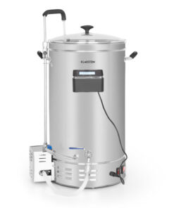 Klarstein Brauheld Pro, sladový kotol, 45 l, 3300 W, 30 – 100 °C, obehové čerpadlo, nehrdzavejúca oceľ