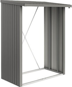 Biohort Drevník BIOHORT Woodstock 157 x 102 x 199 cm (sivý kremeň metalíza)