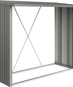 Biohort Drevník BIOHORT Woodstock 229 x 102 x 199 cm (sivý kremeň metalíza)