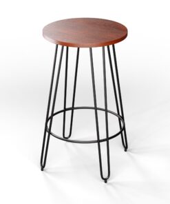 Blumfeldt Bistro stôl, Hamilton, Ø60cm, drevený oceľový rám