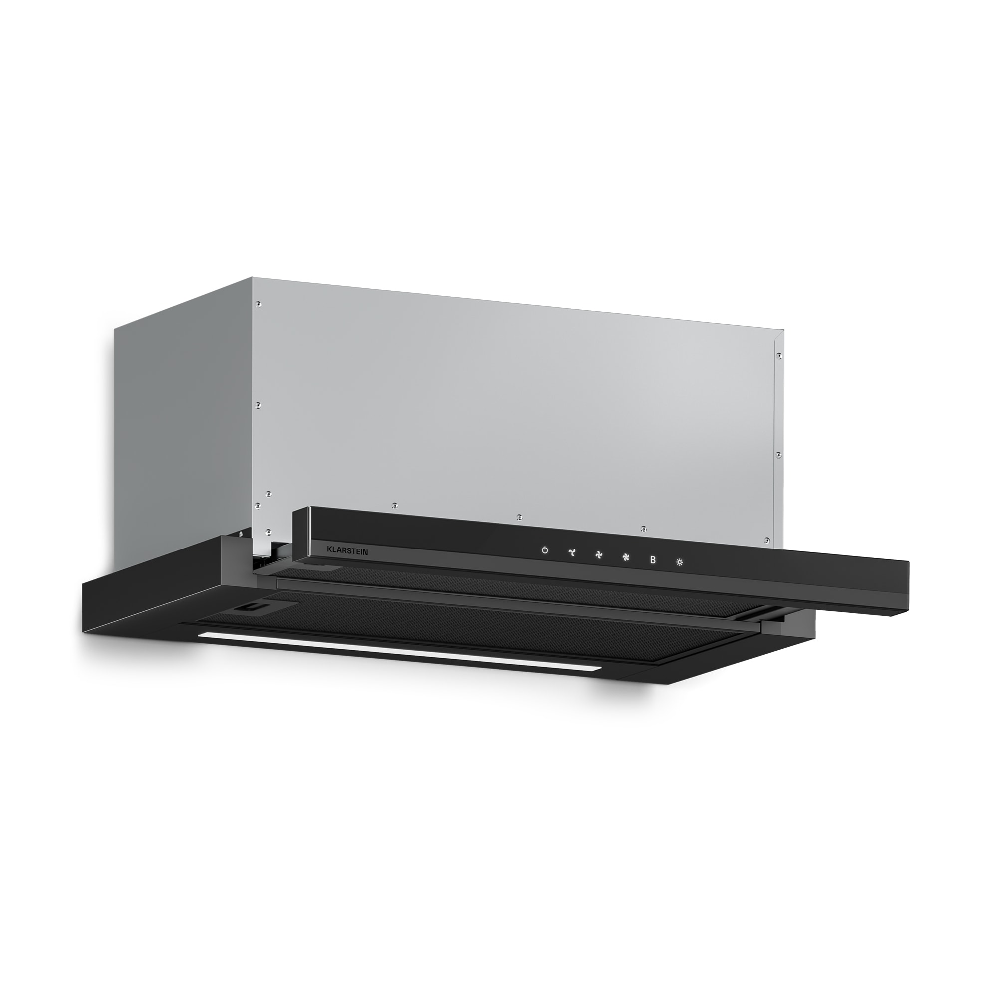 10047358_yy_0001_titel___ Klarstein Velaire vysúvacia digestorová kapucňa 60 cm | Elegantná, minimalistická, výkonná | EEC A++ | 891 m³/h