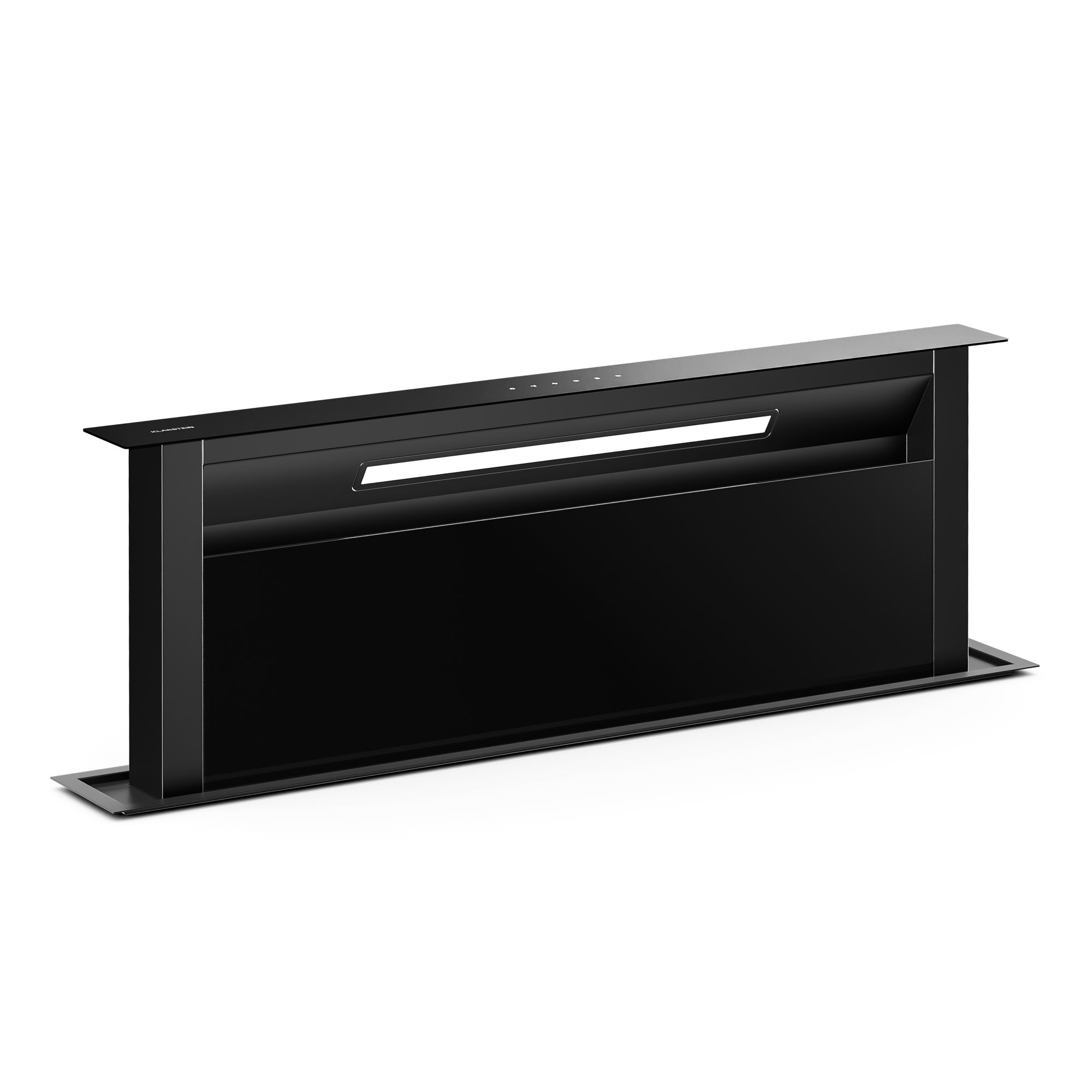 10047361_yy_0001_titel___ Klarstein Velaire downdraft systém | Elegantný, minimalistický, výkonný | Trieda A++ | 906 m³/h | 90 cm