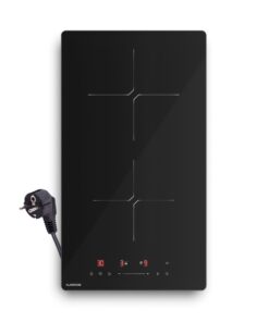 Klarstein PowerGlide indukčná varná doska | Moderná, kompaktná a výkonná | 2 varné zóny | 3500 W | 30 cm