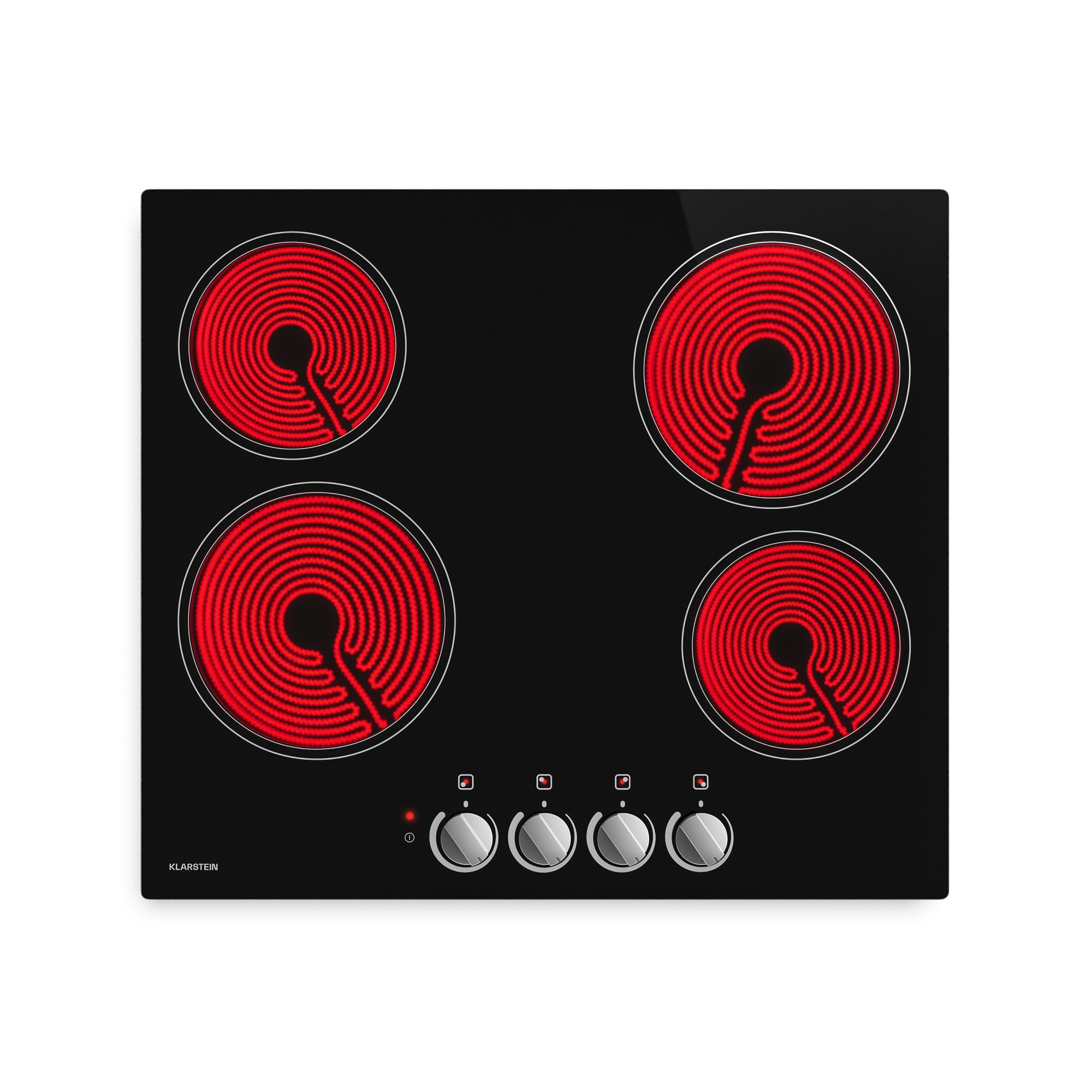 10048304_yy_0001_titel___ Klarstein EasyCook sklokeramická varná doska | 4 varné zóny | 6000 W | 11 výkonových stupňov | 60 cm