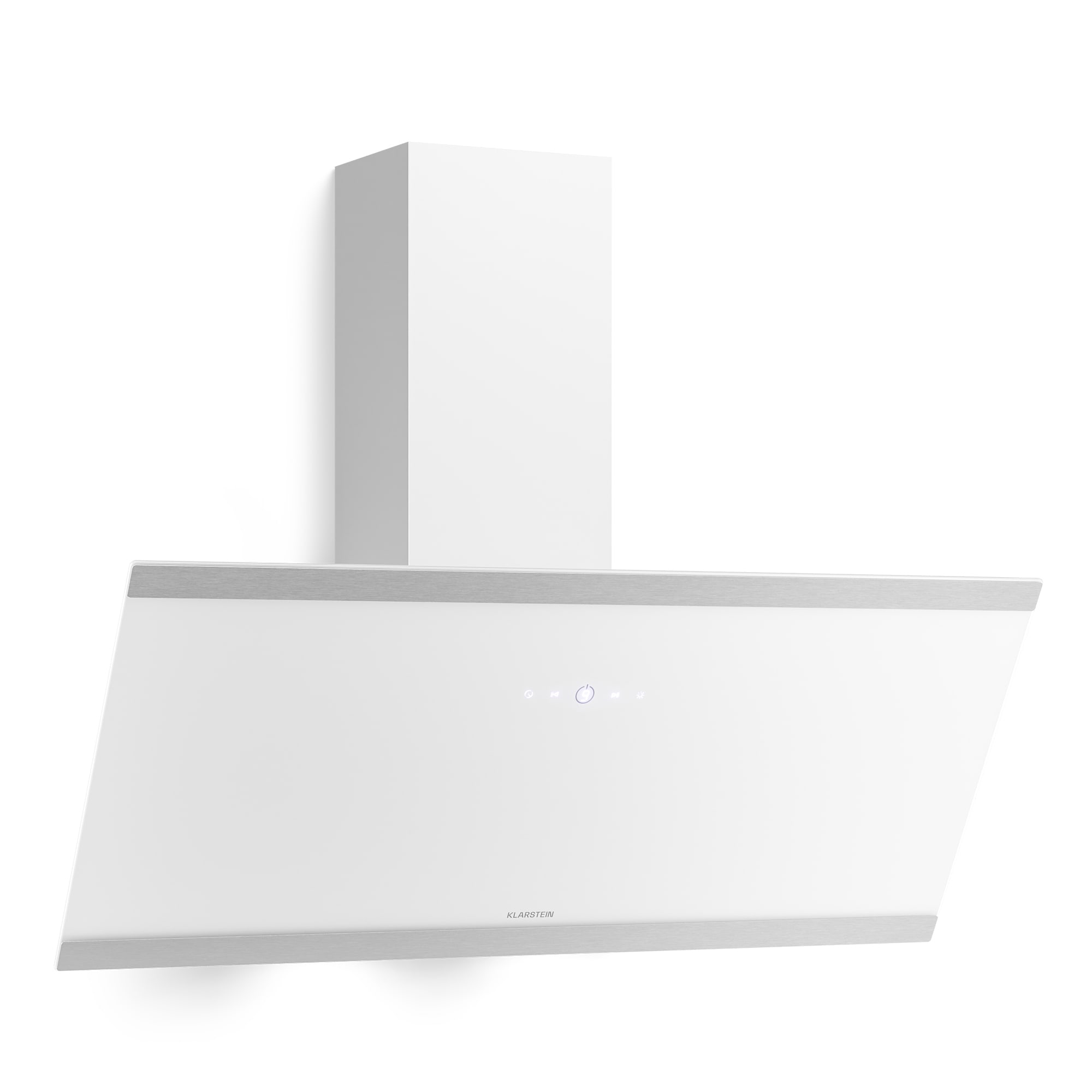10048642_yy_0001_titel___ Klarstein Flashline odsávač bez stropu | odťahový a recirkulačný režim | moderný dizajn | 578 m³/h | 90 cm