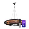 Klarstein LumiHeat infračervené stropné vykurovanie | 2000 W | 15 m² | LED svetlo | 42 cm x 42 cm
