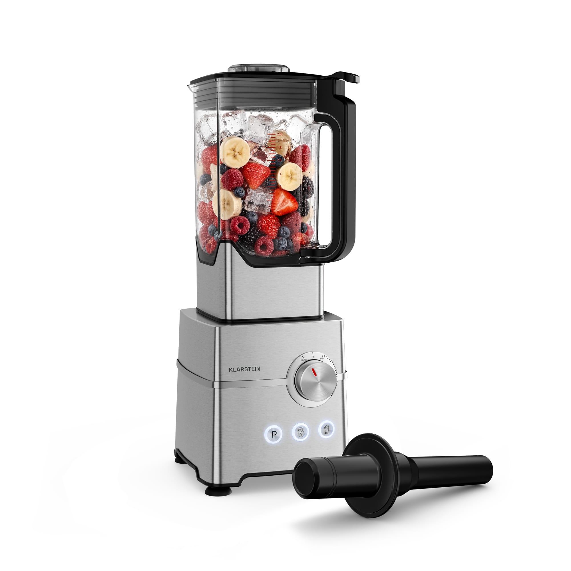 10048762_yy_0001_titel___ Klarstein Kraftpaket Pro mixér | Drvený ľad & smoothies | Pulzná funkcia | 2000 W | 30000 ot./min | 2 L